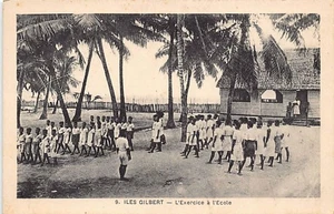 KIRIBATI Gilbert Islands - Exercise at School - Publ. F. Chapeau 9 - Picture 1 of 2