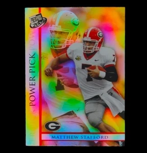 MATTHEW STAFFORD ROOKIE REFRACTOR SILVER PRIZM 2009 RC Chrome Holo - LA RAMS - Picture 1 of 2