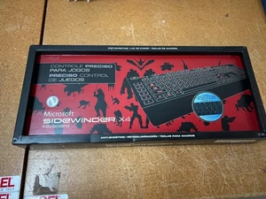 NEW Microsoft Sidewinder X4 1421 USB Wired Gaming Keyboard JQD-00005 SPANISH - Picture 1 of 3
