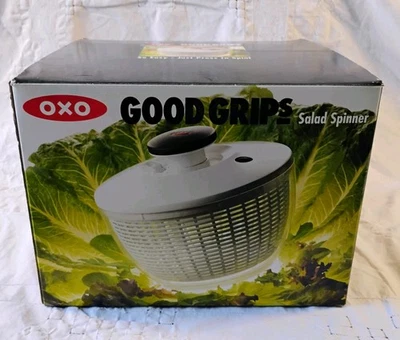 OXO Good Grips Plastic Little Salad & Herb Spinner NIB - Image 1 of 4