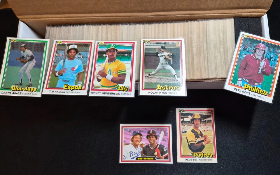 Juego completo de béisbol Donruss 1981 en caja + rompecabezas de Babe Ruth - estado casi nuevo Foto 1 de 1