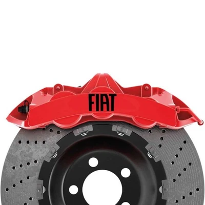 Calcomanías pinza freno 6 piezas Fiat Foto 1 de 3