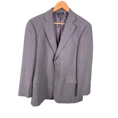 Blazer Brooks Brothers Hombre Talla 40R Gris Lana Forrado Oficina Abrigo Traje Chaqueta Foto 1 de 4