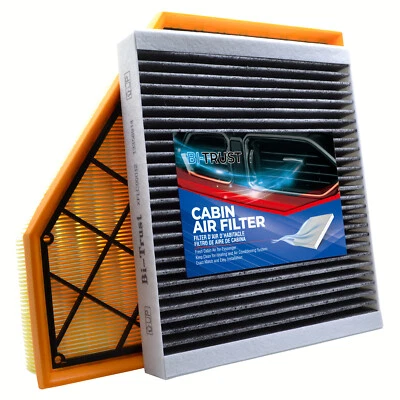 Filtro de ar de cabine de carbono e motor Chevrolet Camaro 6.2L V8 2017-2024 - Imagem 1 de 3