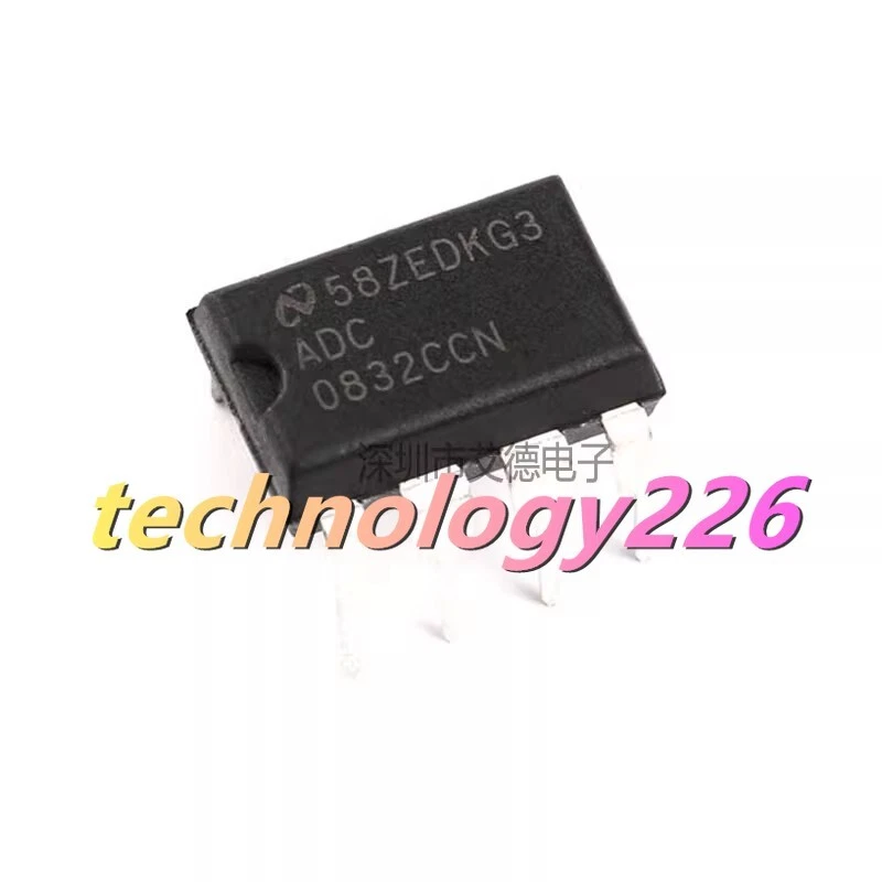 2PCS NEW ADC0832CCN 31KSPS DIP-8 #KD - Image 1 of 1