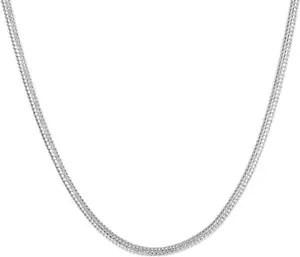 5 Pieces 925 Sterling Silver Plated 2Mm Snake Chain Necklace Jewelry (16 Inch) - Picture 1 of 1