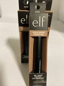 (5)E.L.F. Wow Brow Tinted Gel Taupe 83572 Volumizing Tiny Microfiber Infused - Picture 1 of 2