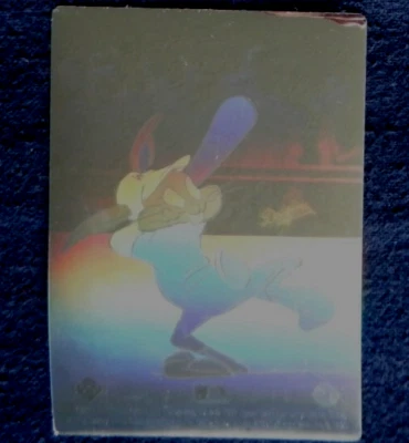 Upper Deck Looney Tunes Comic Ball Bugs Bunny hologram, 1990 LA Dodgers - Image 1 of 4