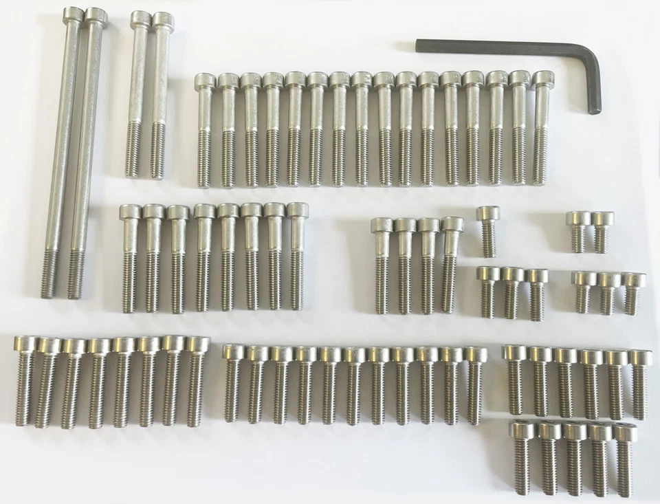 Z1 900 KZ900 KZ1000 High Quality Stainless Steel Engine Cover Bolt Set NEW! Foto 1 de 1