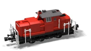 Instrukcja PDF Lokomotywa spalinowa DB BR V60 MOC Unikat do budowy z klocków LEGO© - Zdjęcie 1 z 12