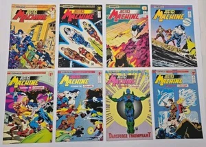 Comico Justice Machine Lot Of 8 Comic Books - Picture 1 of 18