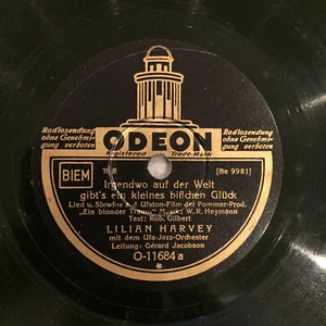 LILIAN HARVEY / FRITSCH / FORST: Irgendwo.../ Wir zahlen..(Odeon O-11684 / 10") - Bild 1 von 3