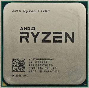 AMD Ryzen 7 1700 Octa Core Processor 3.0 - 3.7 GHz, Socket AM4, 65W CPU - Picture 1 of 2