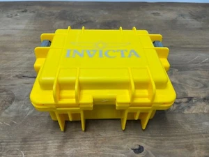 Invicta 3 Slot Diver Case Yellow - Picture 1 of 3