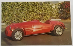 AUTO D'EPOCA 1948 Ferrari modello 166 corse sportive cartolina d'epoca - Foto 1 di 2