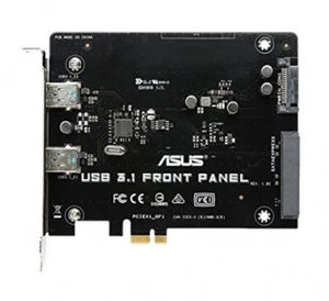 ASUS 90MC03C0-M0EAY0 - karty/adaptery interfejsu (USB 3.1, PC, czarne) - Zdjęcie 1 z 4
