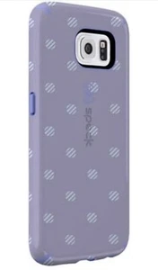 Speck CandyShell Inked Samsung Galaxy S6 Case Polka Purple Cover Shell New - Picture 1 of 2