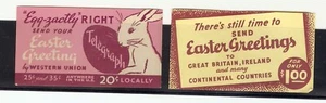 4 WESTERN UNION OSTERN POSTER BRIEFMARKEN, ASCHENPUTTEL, m, nh - Bild 1 von 3