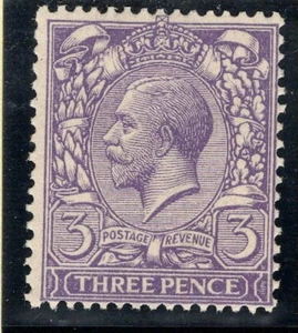 GB SG377 KGV 3d pale violet MNH £17 - Picture 1 of 3