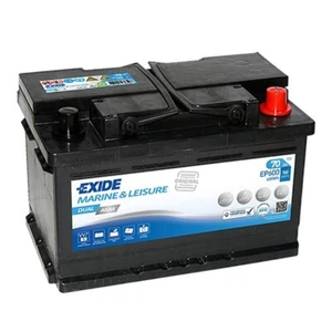 Exide EP600 Dual AGM 70Ah 12V Versorgungs-Batterie Caravan, Marine - Bild 1 von 2