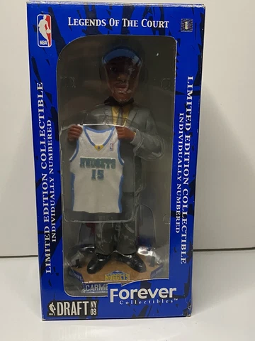 10" Denver Nuggets Carmelo Anthony 2003 Draft Day Bobblehead - 504 Made - FOCO Cover