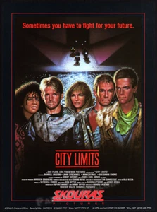 CITY LIMITS__Original 1985 Trade AD / promo__KIM CATTRALL__JOHN STOCKWELL__MST3K - Picture 1 of 1