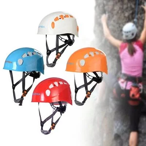 Rock Climbing Helmet Caving Helmet with Chin Strap Protective Gear Construction - Picture 1 of 29