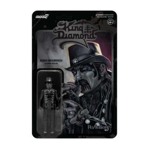 King Diamond Top Hat None More Black Series Highly Collectable ReAction 3.75" - Picture 1 of 2