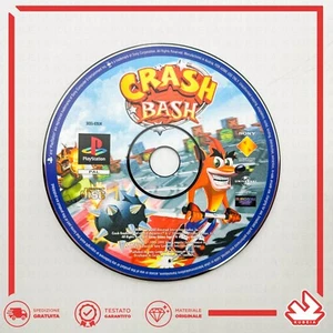 CRASH BASH - PRIMA STAMPA SOLO DISCO - ITALIANO PS1 SONY PLAYSTATION 1 BANDICOOT - Imagen 1 de 3