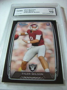 Tyler Wilson Raiders 2013 novato negro radiocontrol # 182 grado 10 - Imagen 1 de 1