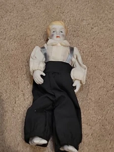 Vintage, German Bisque Groom Doll, 7" - Picture 1 of 7