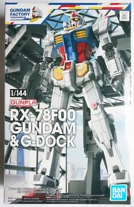 BANDAI 1/144 RX-78F00 Gundam & G-Dock Gundam Factory Yokohama scale model kit - Picture 1 of 10