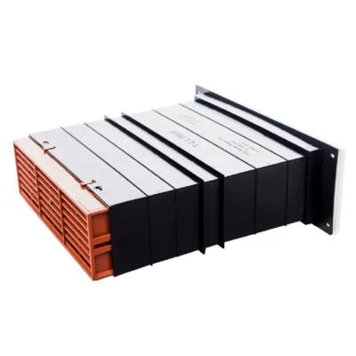 Rytons Terrakotta 9""×3"" Hohlraumwand Teleskop Lüftungsset mit Hit & Miss Grill
