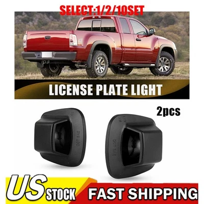 Lâmpada de placa de matrícula preta traseira compatível com 97-11 Dodge Dakota 1~10X - Imagem 1 de 4