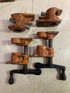 DOS ABRAZADERAS DE TUBO PONY JORGENSEN 5004 TAMAÑO DE TUBO 3/4" HECHO EN EE. UU. - Imagen 1 de 8