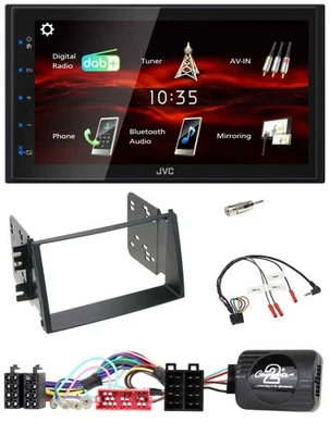 JVC USB Bluetooth Lenkrad DAB 2DIN Autoradio für Kia Soul 2009-2011 - Bild 1 von 4