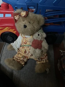 Boyds Bears The Head Bean série la mieux habillée Sienna Autumnworth avec Lil Punkin - Photo 1/8