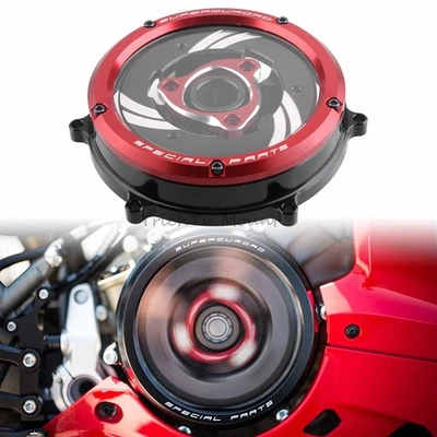 Racing Clear Clutch Cover & Spring Retainer For Ducati SUPERBIKE 959 PANIGALE - Image 1 of 4