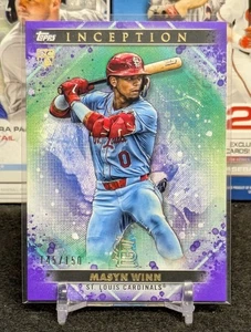 2024 Topps Inception Masyn Winn púrpura/150 Cardinals radiocontrol novato SN paralelo #33 - Imagen 1 de 3