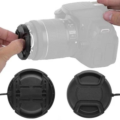 MARKENLOS Center Pinch Nikon Lens Cap 49mm w String Snap On Front Cover P8A5