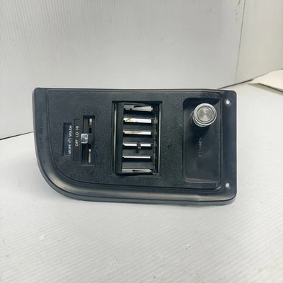 75-91 Ford Econoline Van E150 Combination Vent Light Wiper Switch Bezel Black oe Foto 1 de 4