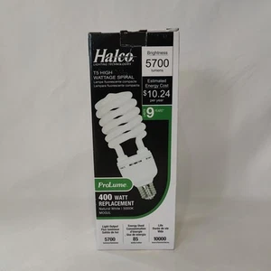 New Halco ProLume T5 Natural White Spiral Bulb CFL 85/50/E39 85 Watt 5700 Lumens - Picture 1 of 4
