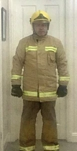 Fire Kit. Helmet, BA Mask. Trousers. Tunic, Gloves, Hood. - Picture 1 of 8