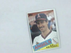 Rob Picciolo Los Angeles Angels 1985: como nuevo: Topps 756 de colección - Imagen 1 de 2