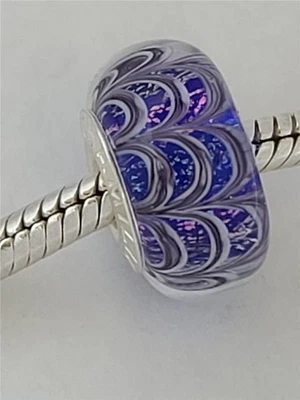 Nuevo Chamilia JACK FROST ZAFIRO AZUL Vidrio de Murano y Cuentas de Ley 2110-1294 $35 Foto 1 de 4