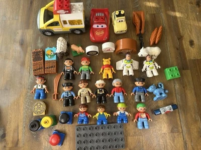 LEGO DUPLO Figures Animals Vehicles Parts Lot. Read Description - Image 1 of 4
