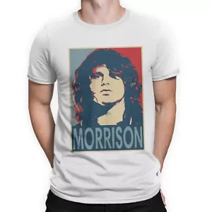 T-shirt Jim Morrison ispirata alle porte rock and roll anni '60 anni '80 stampata retrò - Foto 1 di 2