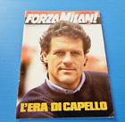 Forza Milan 7/8 July-August 1991 Capello-Aldo Serena - Edward Baresi -Maldini