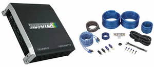 Autotek TA-1255.2 1200 Watt 2-Kanal Stereo Auto Audio Verstärker + Verstärker-Kit - Bild 1 von 11