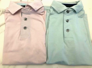 Lot Of 2 Boys Greyson Golf Polo Shirts - Size Medium - Picture 1 of 13